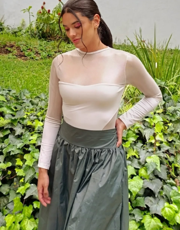 outfits con body blanco